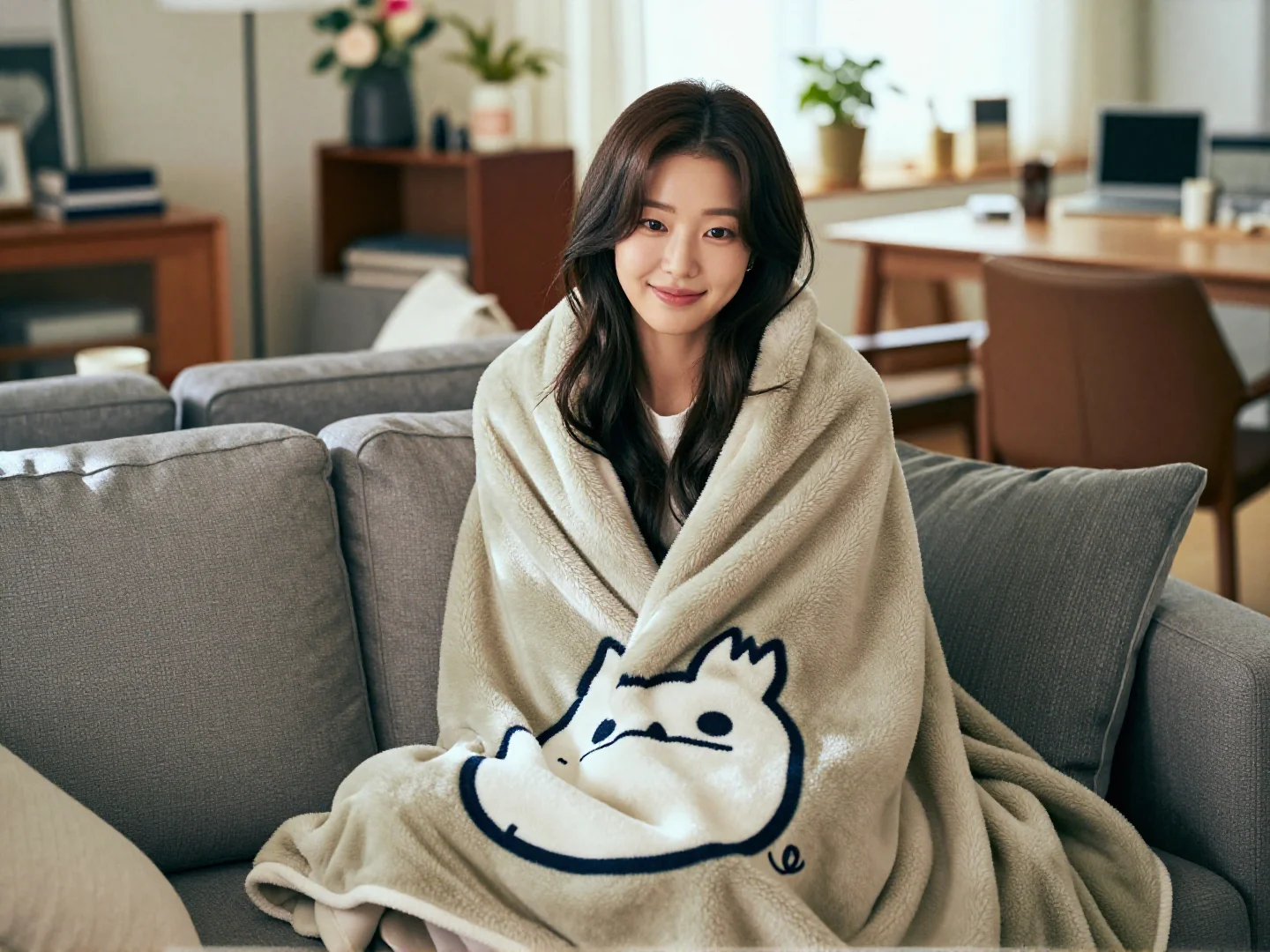 올리브영 망곰 담요01